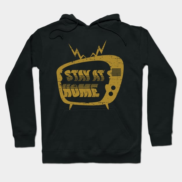 Stay At Home Watch TV Hoodie by yaros